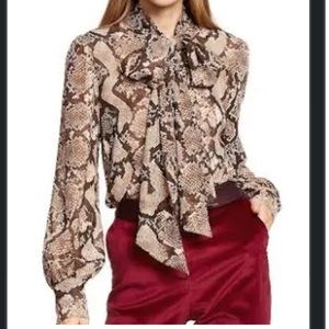 Snake skin blouse
